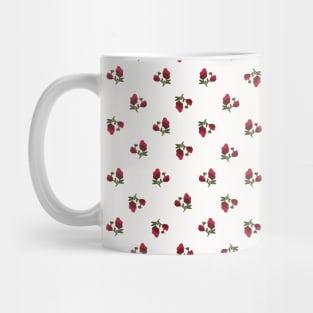 floral pattern little flower flowers aesthetic pinterest coquette rose pink Mug